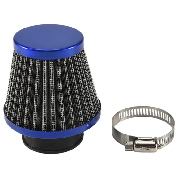 38Mm Air Filter Intake Induction Kit Universal for Off-Road Motorcycle ATV Quad Dirt Pit Bike Mushroom Head Air Filter Cleaner Blue