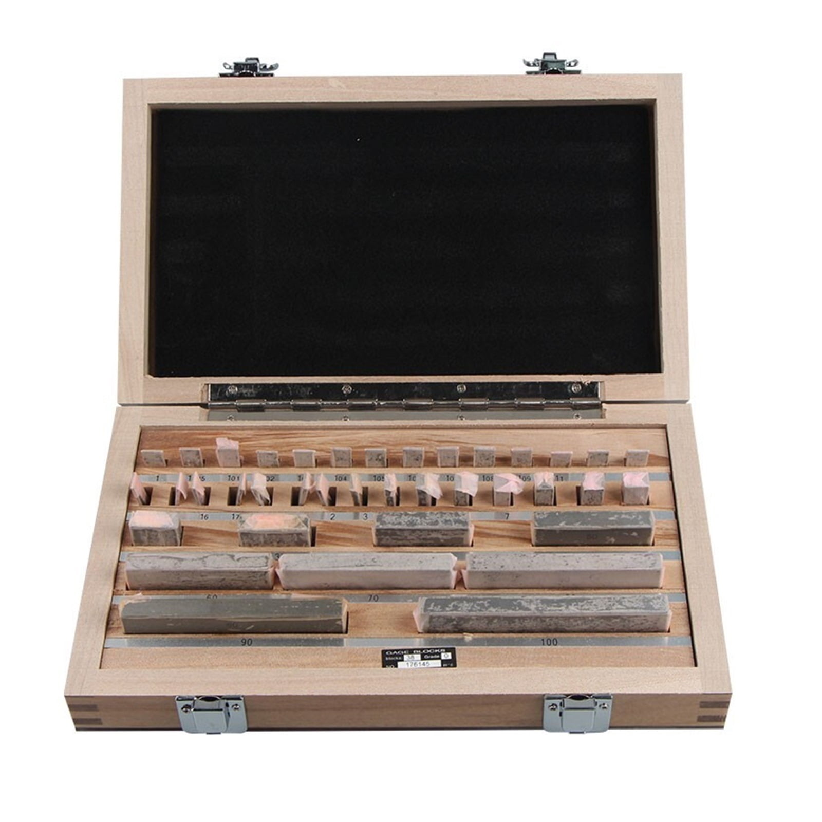 38Pcs Gauge Blocks Metric Grade 0 Level 1 Detection Caliper Router ...