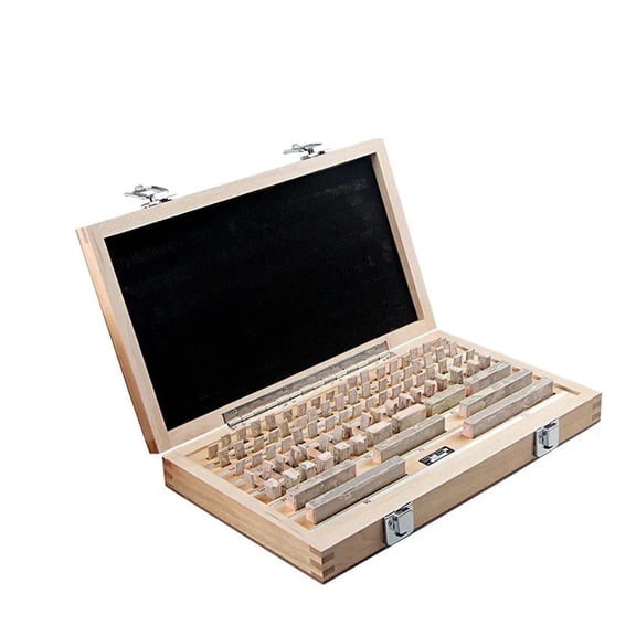 38Pcs High Speed Steel Gauge Block Detection Block Gauge Caliper Block Measuring Instrument ,Durable Construction