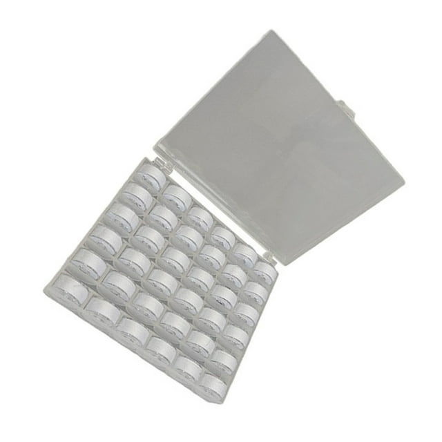 38Pcs PreWound Bobbins, Sewing Machine Thread and Bobbins Set with
