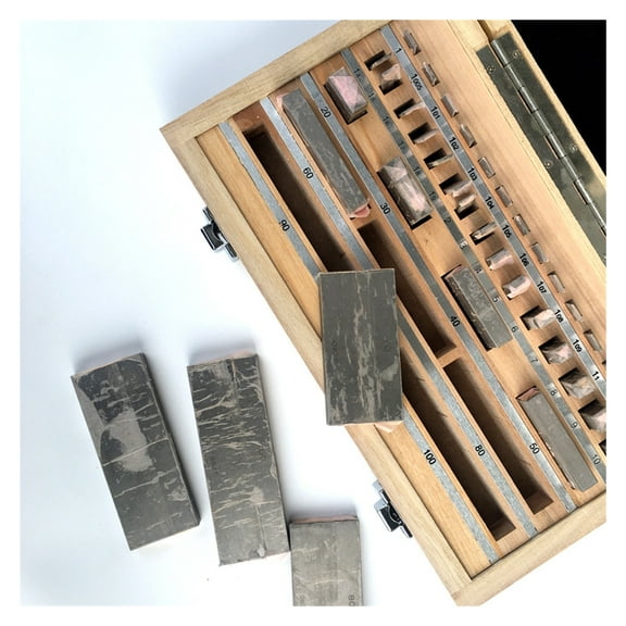 38Pcs Set, 1 Grade 0 Grade Inspection Block Gauge, Test Caliper Blocks Measurement Instruments ,Easy to Use