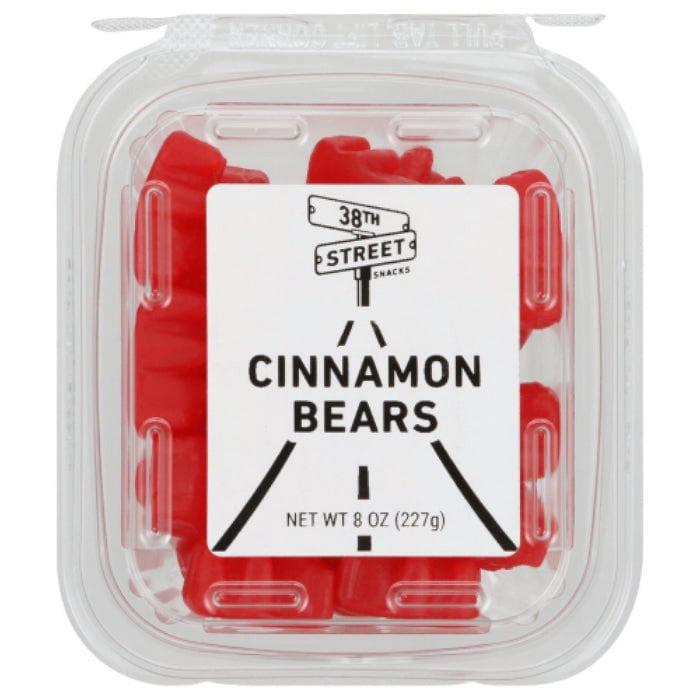 38TH STREET GUMMY BEARS CINNAMON TUB 8 OZ - Pack of 12 - Walmart.com