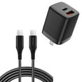thumbnail image 1 of 38W PD Home Charger for Nokia C300, G100, C110, G310 5G Phones - Fast Type-C 6ft Long Cable USB-C Power Cord QC3.0 Adapter for Nokia C300, G100, C110, G310 5G Models, 1 of 6