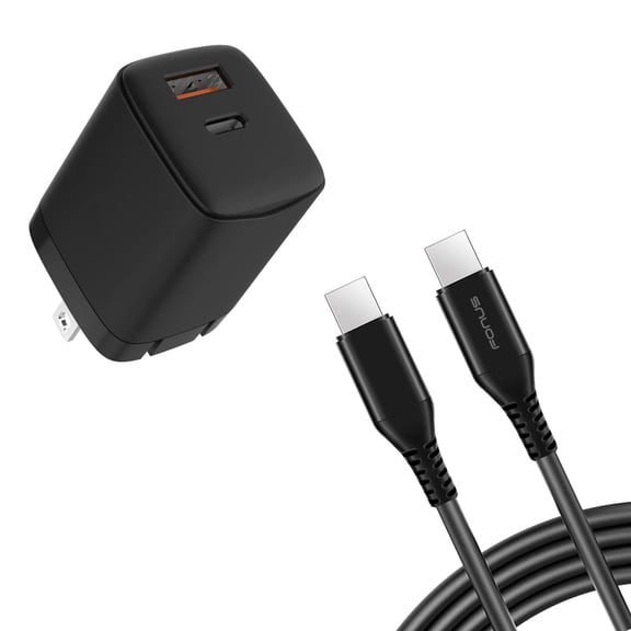 38W PD Home Charger for Google Pixel 8/7/6/Pro/7a Phones - Fast Type-C 6ft Long Cable USB-C Power Cord QC3.0 Adapter