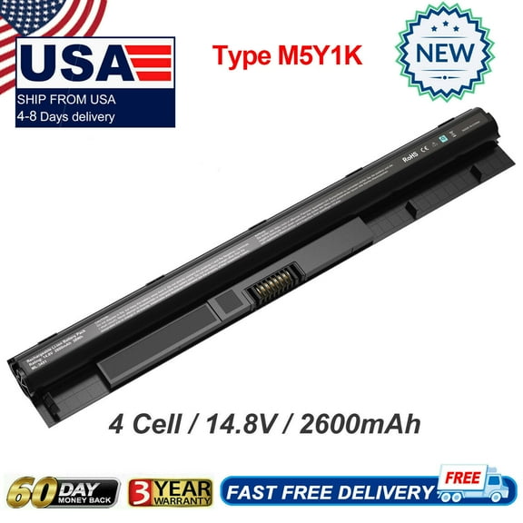 38Wh Battery For Dell Inspiron 15 5000 3000 Series 5566 5559 3567 Type M5Y1K