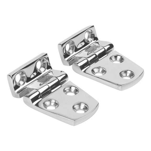 38X54 316 Stainless Steel Hinge Recessed Hinge For Marine Application Yacht Easy Installation Long-lasting Durability