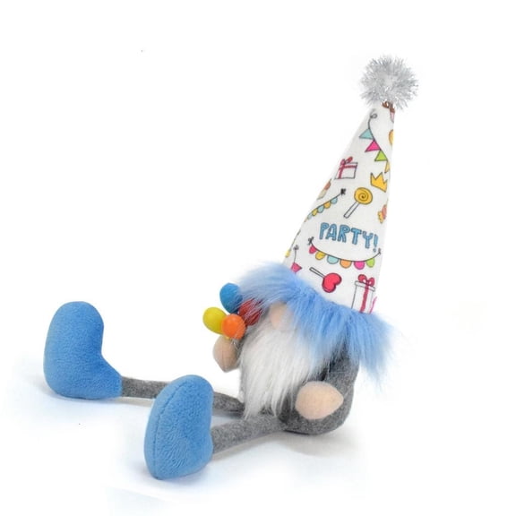 38cm Long Leg Gnomes with Colored Balloon Plush Figurine Dolls for Home Decors