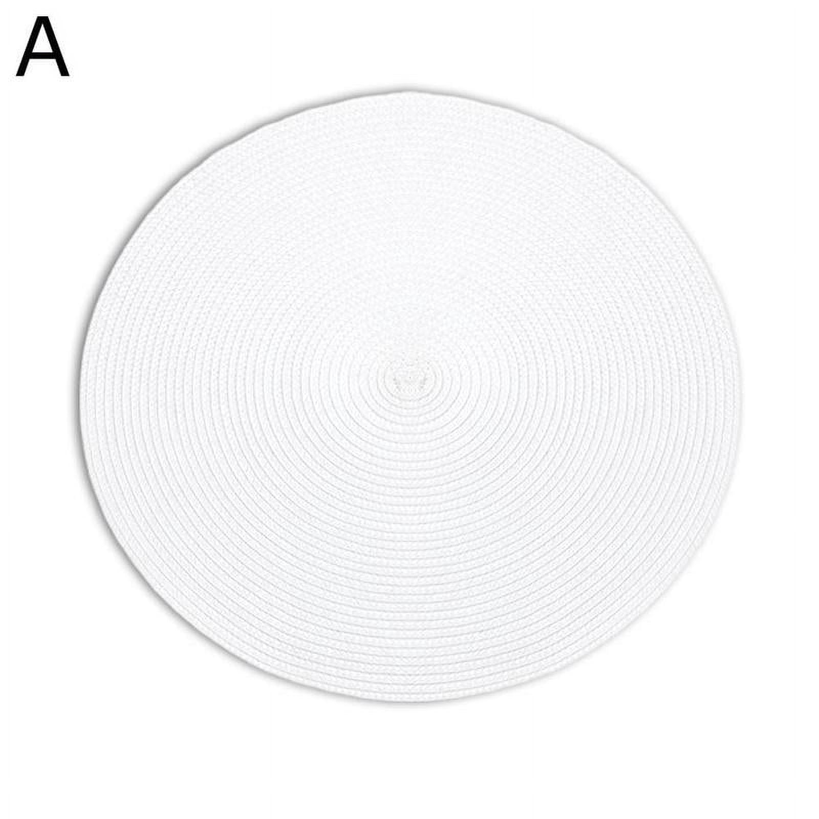 38cm Round Big Woven Nordic Style Cup Table Coffee Decor Pad Placemat ...