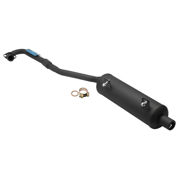 38mm 1 1/2" ATV Exhaust Pipe Muffler Assembly for 4 Stroke Vertical Engine ATV Quad Buggy Go Kart Pit Dirt Bike 125cc 150cc 200cc 250cc Taotao Coolster Kazuma Roketa