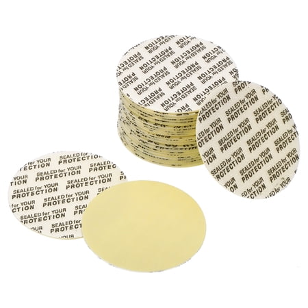 38mm/1.48inch Foam Lid Liner,100pcs Foam Resistant Tamper Pressure Sensitive Seal