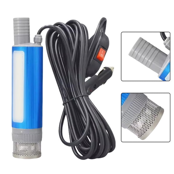 38mm Diesel Water Pump FOR Camping Fishing Submersible Pump 12V/24V 30L/min