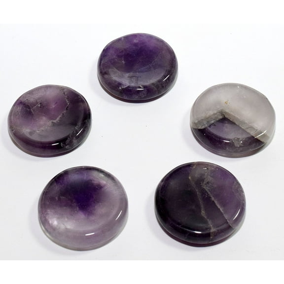 38mm Dream Amethyst Quartz Stand for Spheres / Eggs Polished Crystal Mineral Specimen - India (1PC)