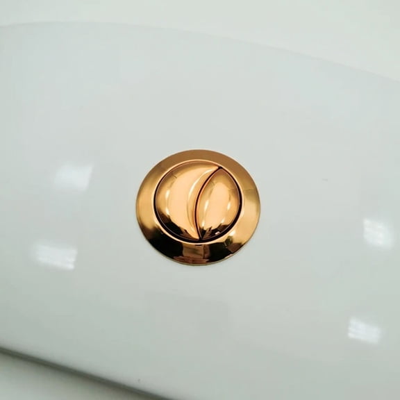 38mm Gold Toilet Push Button for Mechanical Top Flush Valve Dual Flush Smile Home
