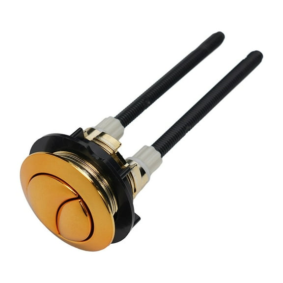 38mm Gold Toilet Push Button for Mechanical Top Flush Valve Dual Flush