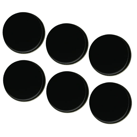 38mm Metal Screw Cap Black (Fits most 1/2 & 1 gallon jugs) 6 count