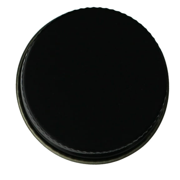38mm Metal Screw SINGLE Cap Black (Fits most 1/2 & 1 gallon jugs)