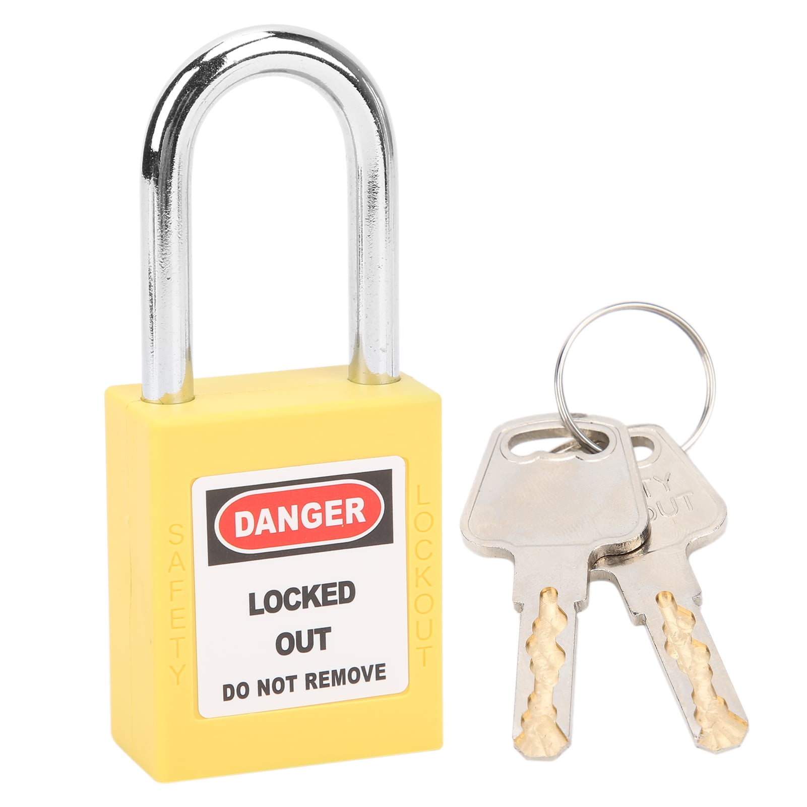 38mm Padlocks with 2Keys, Safety Loto Lockout Padlock Insulation Safety