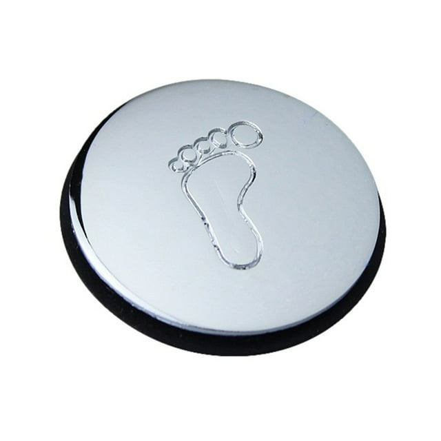 38mm Replacement Sink/Basin Waste Plug Cap Easy Up Click Clack Chrome