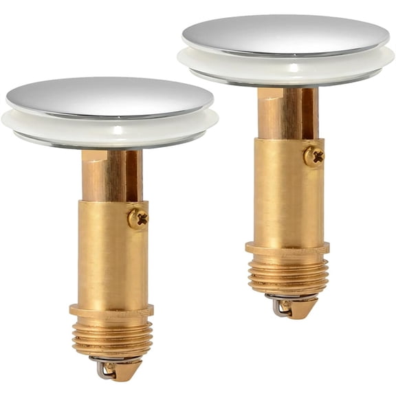 38mm -Up Sink Plug Replacement, Brass Bathroom Sink Drainer Plug for Bathroom Sink Plug Replacement 2pcs