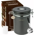 38oz Extra Large Coffee Canister, Airtight Stainless Steel Coffee Bean