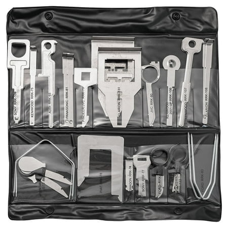 38pcs Car Radio Release Key&Vehicle Panel Removal Repair Trim Tool Kits Metal