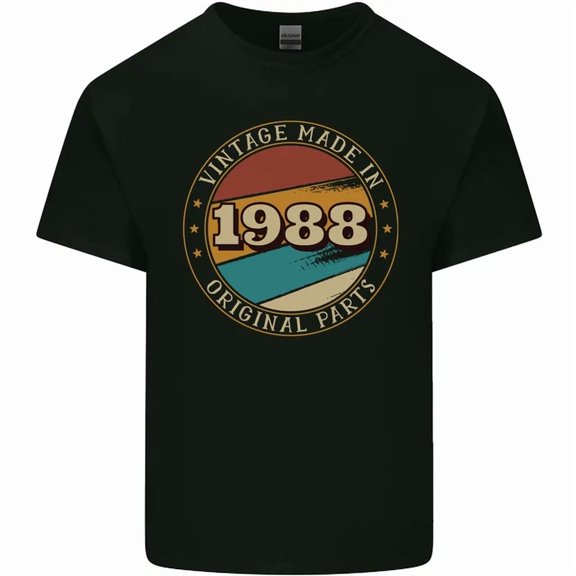38th Birthday Vintage Made In 1988 Mens T-Shirt