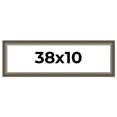 thumbnail image 1 of 38x10 Frame Brown Solid Wood Picture Frame | 1.75 Inch Moulding Width | Austin Frame Complete with, 1 of 8