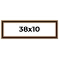 thumbnail image 1 of 38x10 Frame Gold Brown Plein Air Vintage Solid Wood Picture Frame | 1.75 Inches Moulding Width |, 1 of 8