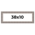 thumbnail image 1 of 38x10 Frame Grey Real Wood Picture Frame Width 2.75 Inches | Interior Frame Depth 0.5 Inches |, 1 of 8