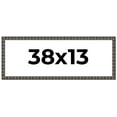 thumbnail image 1 of 38x13 Frame Black Brown Chestnut Mosaic Solid Wood Picture Frame | 1.125 Inch Moulding Width |, 1 of 8