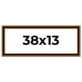 thumbnail image 1 of 38x13 Frame Gold Brown Plein Air Vintage Solid Wood Picture Frame | 1.75 Inches Moulding Width |, 1 of 8