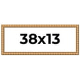 thumbnail image 1 of 38x13 Frame Gold Real Wood Picture Frame Width 1.5 inches | Interior Frame Depth 0.5 inches |, 1 of 8