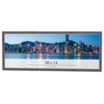 thumbnail image 1 of 38x14 Frame Blue Kingsley Pewter Solid Wood Picture Frame Width 0.75 Inches |Interior Depth 0.5, 1 of 8