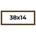thumbnail image 1 of 38x14 Frame Gold Brown Plein Air Vintage Solid Wood Picture Frame | 1.75 Inches Moulding Width |, 1 of 8