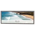 thumbnail image 1 of 38x14 Frame Silver Grey Distressed Solid Wood Picture Frame | 0.75 Inch Moulding Width | Interior, 1 of 8