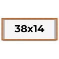 thumbnail image 1 of 38x14 Shadow Box Frame Brown | 0.875 Inches Deep Real Wood Contemporary Shadowbox Display Frame |, 1 of 6