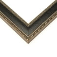 thumbnail image 1 of 38x15 Frame Silver Brown Ornate Solid Wood Picture Frame Width 1.75 Inches | Interior Frame Depth, 1 of 7