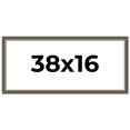 thumbnail image 1 of 38x16 Frame Silver Real Wood Picture Frame Width 1.25 Inches | Interior Frame Depth 0.5 Inches |, 1 of 8