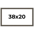 thumbnail image 1 of 38x20 Frame Black Bamboo Solid Wood Picture Frame Width 1.5 Inches | Interior Frame Depth 0.5, 1 of 8