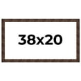 thumbnail image 1 of 38x20 Frame Brown Burl Real Wood Picture Frame Width 1.625 Inches | Interior Frame Depth 0.5 Inches, 1 of 8