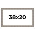 thumbnail image 1 of 38x20 Frame Grey Real Wood Picture Frame Width 2.75 Inches | Interior Frame Depth 0.5 Inches |, 1 of 8