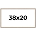 thumbnail image 1 of 38x20 Frame Silver Versailles Ornate Solid Wood Picture Frame | 1 Inch Moulding Width | Interior, 1 of 8