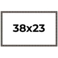 thumbnail image 1 of 38x23 Frame Black Brown Chestnut Mosaic Solid Wood Picture Frame | 1.125 Inch Moulding Width |, 1 of 8