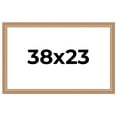 thumbnail image 1 of 38x23 Frame Charleston Honey Brown Solid Wood Picture Frame Width 1.75 Inches | Interior Depth 0.5, 1 of 8
