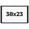 thumbnail image 1 of 38x23 Shadow Box Frame Black | 1 Inches Deep Real Wood Farmhouse Shadowbox Display Frame | UV, 1 of 6