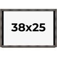 thumbnail image 1 of 38x25 Shadow Box Frame Brown Cherry | 2.625 Inches Deep Pine Wood Traditional Shadowbox Display, 1 of 8