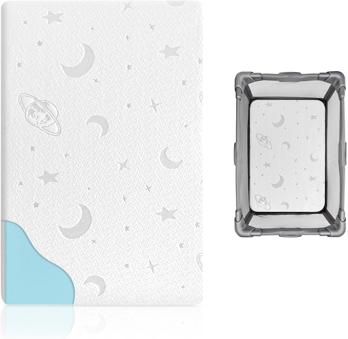 38x26 double-sided soft and sturdy baby mattress, suitable for Pack N ...