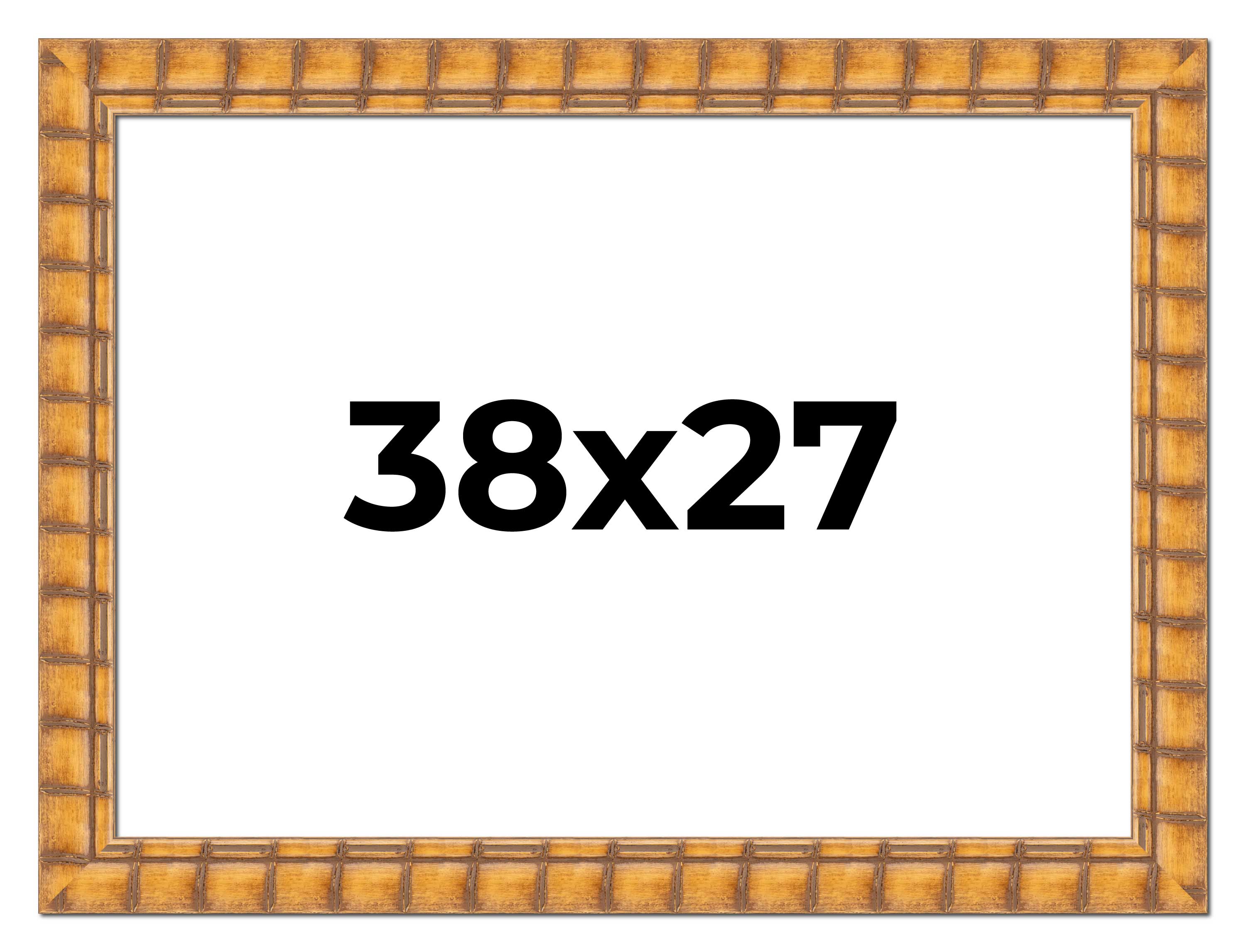 38x27 Frame Beige Real Wood Picture Frame Width 3 inches | Interior ...