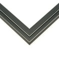 thumbnail image 1 of 38x27 Frame Black Real Wood Picture Frame Width 1.25 inches | Interior Frame Depth 0.5 inches |, 1 of 8