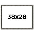 thumbnail image 1 of 38x28 Frame Black-Brown Medieval Solid Wood Picture Frame | 1.5 Inch Moulding Width | Gotham, 1 of 8